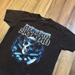 Vintage 2006 Lynyrd Skynyrd rock‎ concert tee skull dice 8 ball size Medium